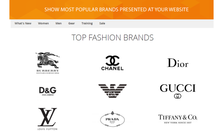 Attributes and Brands pages