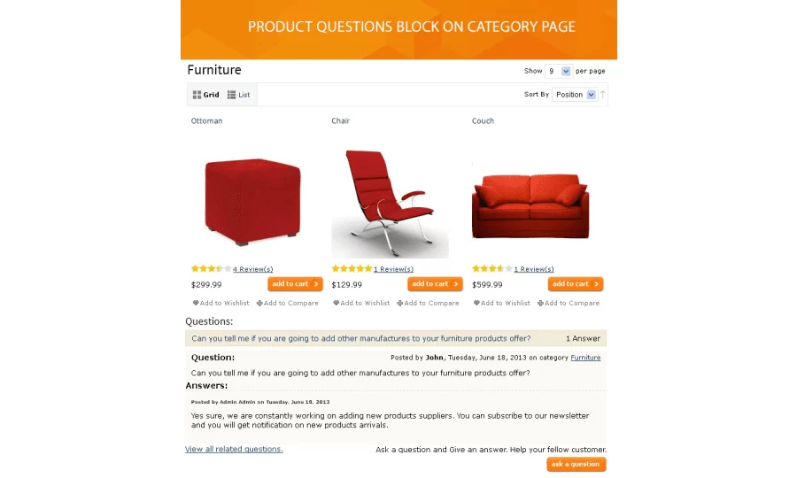 Products Questions