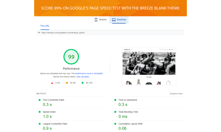 M2 Breeze Blank theme
