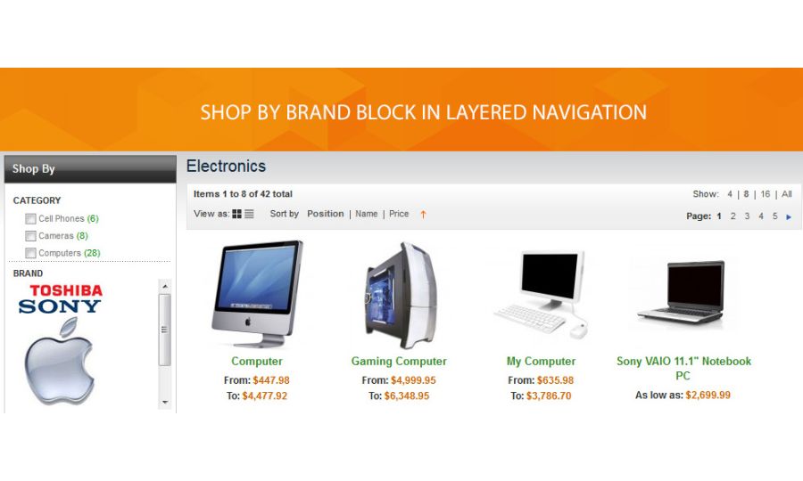 Ajax Layered Navigation