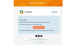 Choose up to 5 designs for email template