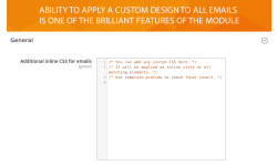 Ability to apply custom design to all Magento 2 email templates