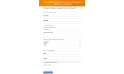 Show extra customer fields on registration page.