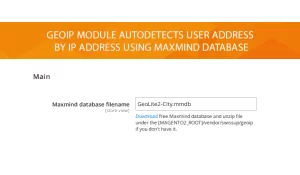 GeoIp module settings