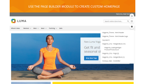 Customize Magento 2 homepage right at the frontend.