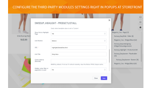 With the Page Builder you can change settings of all installed modules.