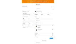 2 column checkout layout
