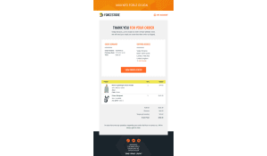 Choose up to 5 designs for email template
