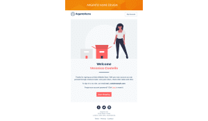Choose up to 5 designs for email template