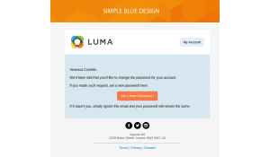 Choose up to 5 designs for email template