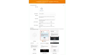 5 email template designs are available with the module