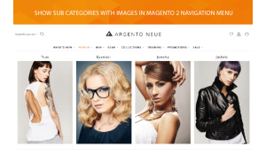 Menu by Easy Catalog Images widget