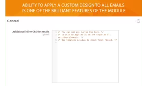 Ability to apply custom design to all Magento 2 email templates