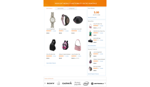 Highlight widgets on the homepage