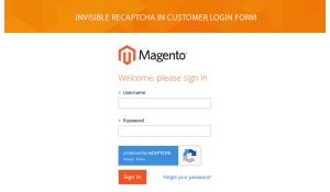 Google Invisible reCAPTCHA in customer login form