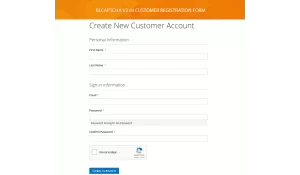 Ability to add Google reCAPTCHA to registration form
