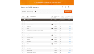 The module grid interface.