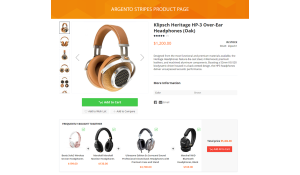 Stripes product page