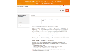 Using complex variables when creating a meta tags template