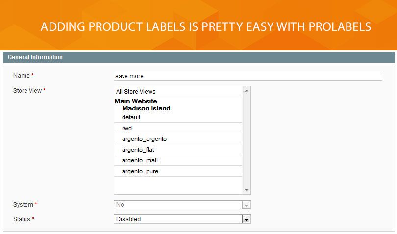 Mag Pro Custom Labels Magento Product Labels Extension :: $79 :: Free Installation