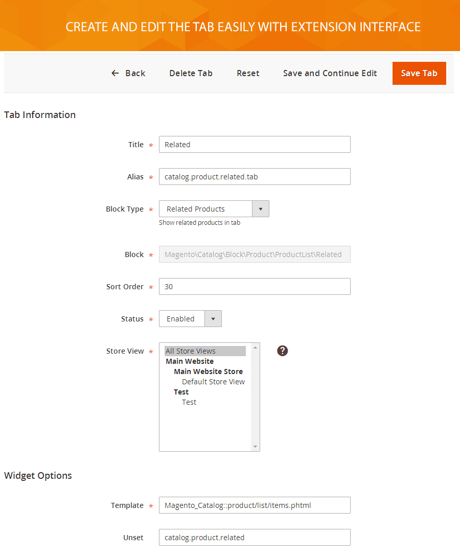 Magento 2 Product tabs Extension :: Free extnsion
