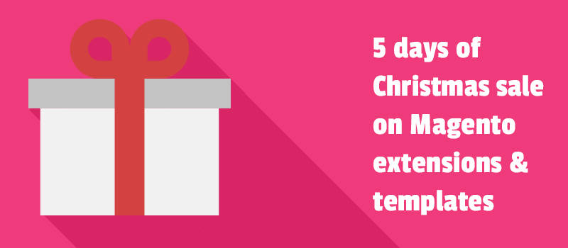 5 days of Christmas sale on Magento extensions and  templates
