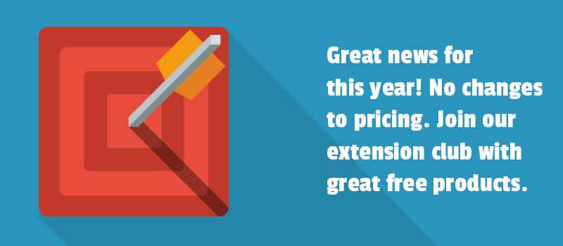 Great news for this year! No changes to pricing. Join beneficial subscription plans with great free products.