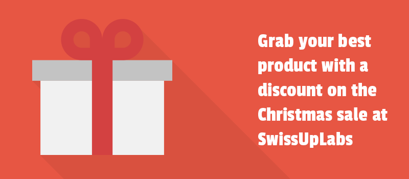 Grab your best product with a discount on the Christmas sale at SwissUpLabs